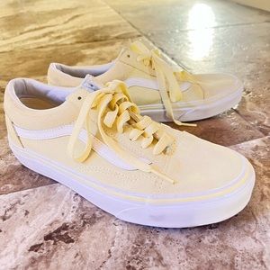 Pastel Yellow Vans